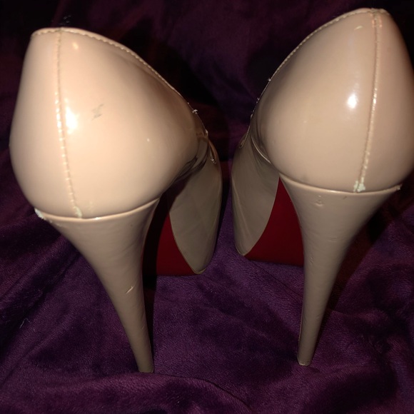 🔥 Christian Louboutin's Highness Beige Platforms - Picture 7 of 8